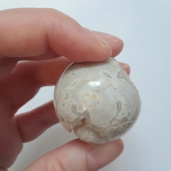 Plume Agate Sphere - Picture 5 of 7